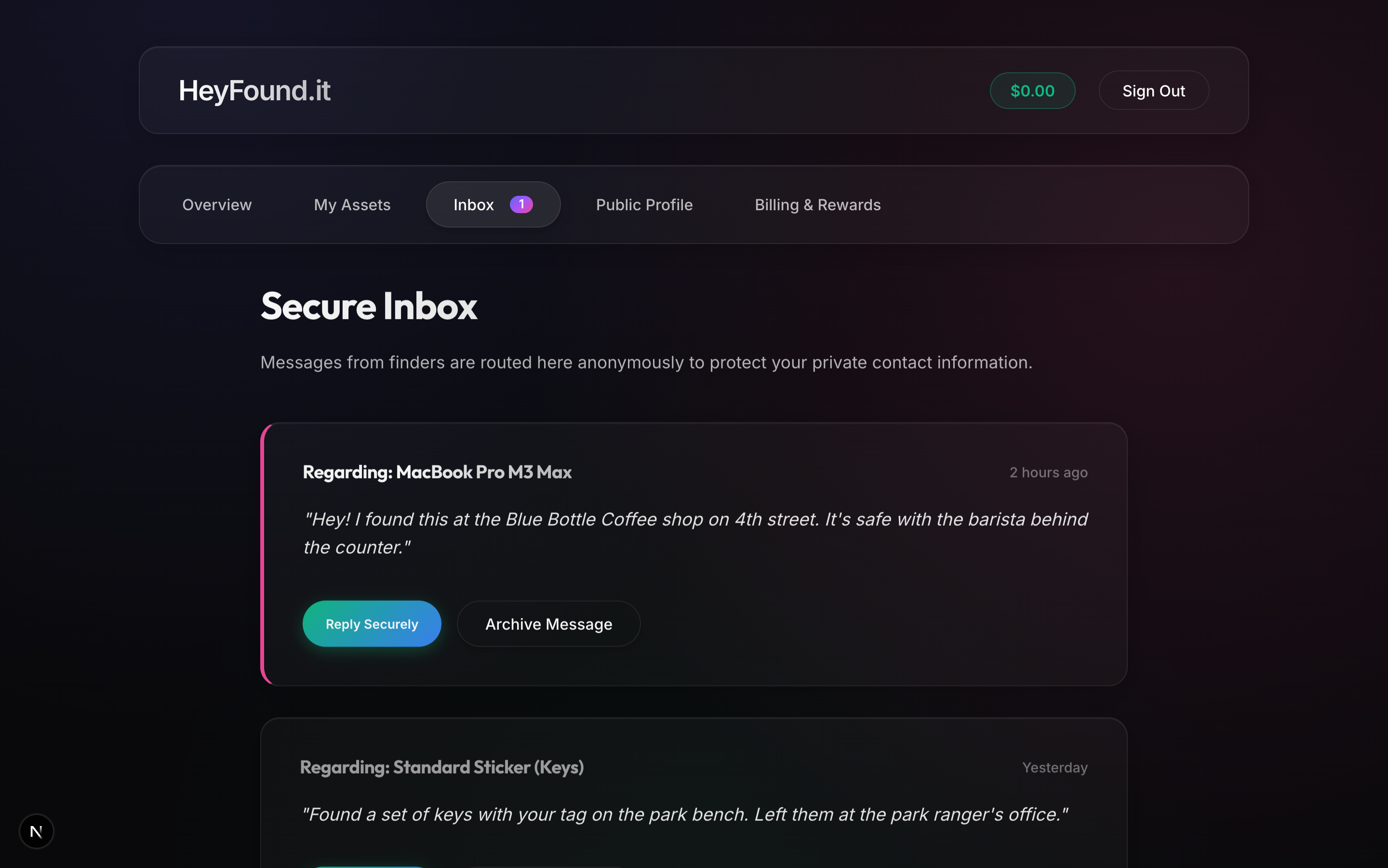 Secure Inbox